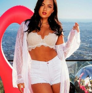 La Senza Diva - Lightly Lined Demi Bra (nude/white